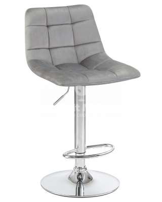 Барный стул TAILOR LM-5017 серый велюр