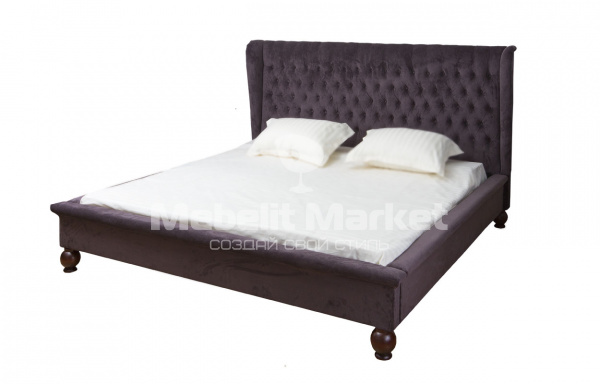 Кровать роскошная с изголовьем (PJB05502-PJ843)