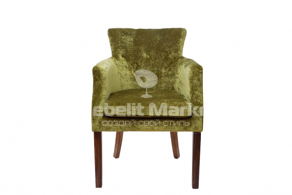 Кресло велюровое темно-зеленое (HD2203285-1061-47)