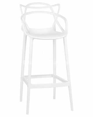  Барный стул LMZL-PP 601C Master белый, пластиковый