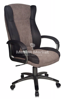 Кресло руководителя Бюрократ CH-875C ткань (пластик темно-серый) 